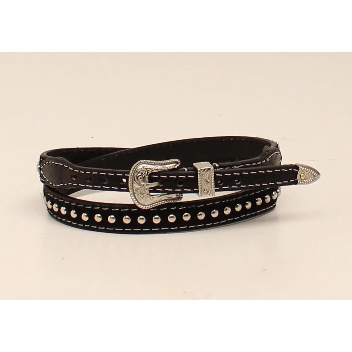 M&F Calf Hair Hat Band - Black