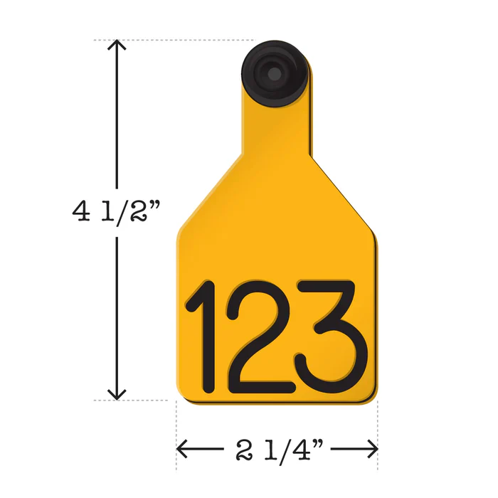 Ritchey Universal Medium Ear Tag  Yellow/Black