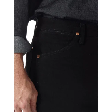 Wrangler Cowboy Cut Slim Fit Men's Jean  - Shadow Black - Image 4