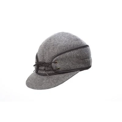 Crown Cap Wool Blend Railroad Hat - Image 2