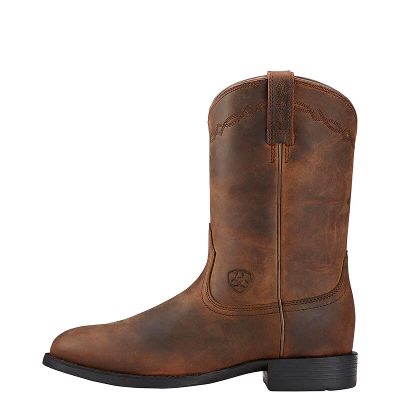 Ariat Women's Heritage Roper Western Boot - Distressed Brown - Image 2
