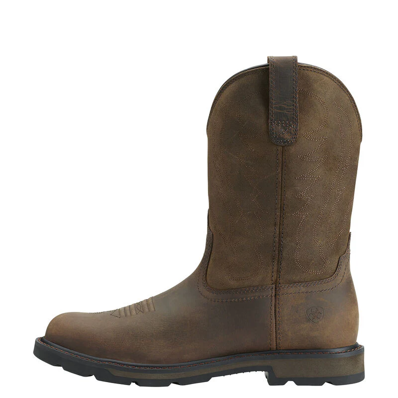 Ariat Men's Groundbreaker Work Boots - Brown - Image 2