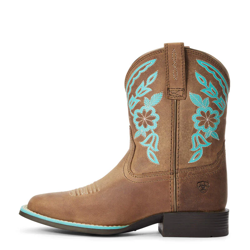 **Ariat Youth Cattle Cate Western Boots - Distressed Brown** FINAL SALE - Image 2