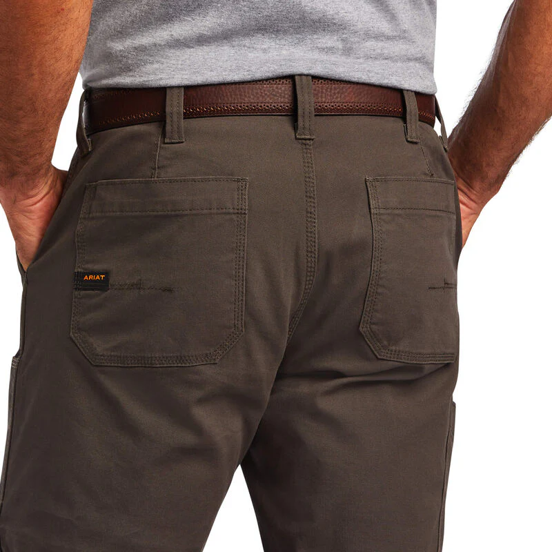 Ariat Mens Rebar M4 Made Tough Double Front Stackable Straight Leg Pant - Image 4