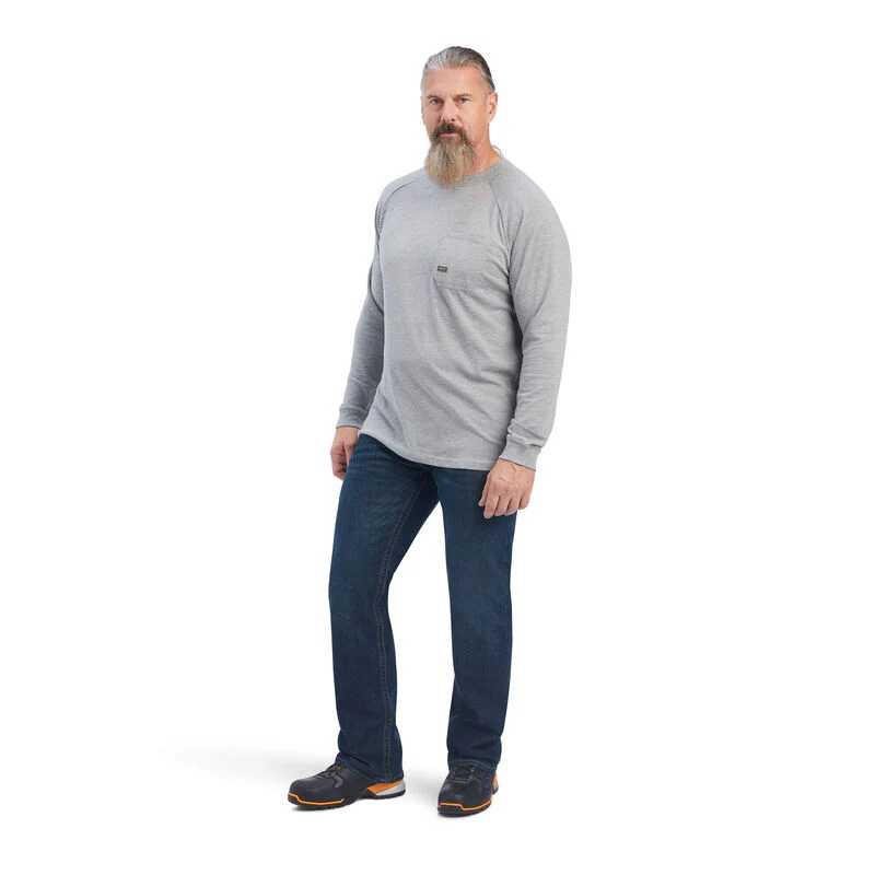 Ariat Mens Rebar Cotton Strong T-Shirt - Image 3