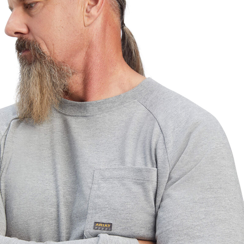 Ariat Mens Rebar Cotton Strong T-Shirt - Image 4