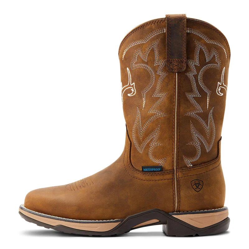 Ariat Women's Anthem Deer Waterproof Western Boots - Distressed Brown - Image 2