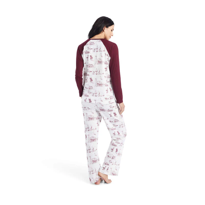 Ariat Women's Pajama Set Western Toile - Image 2