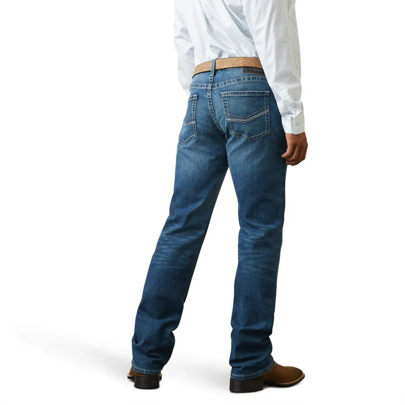 **Ariat Mens M5 Straight Devon Straight Jeans - Bayou - Image 2