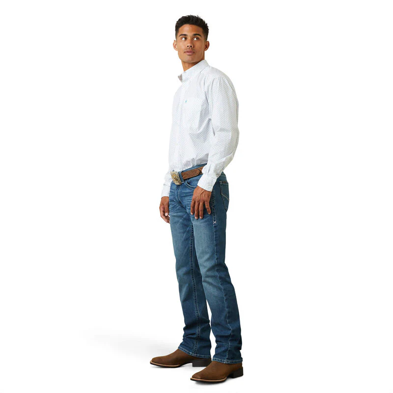 **Ariat Mens M5 Straight Devon Straight Jeans - Bayou - Image 3