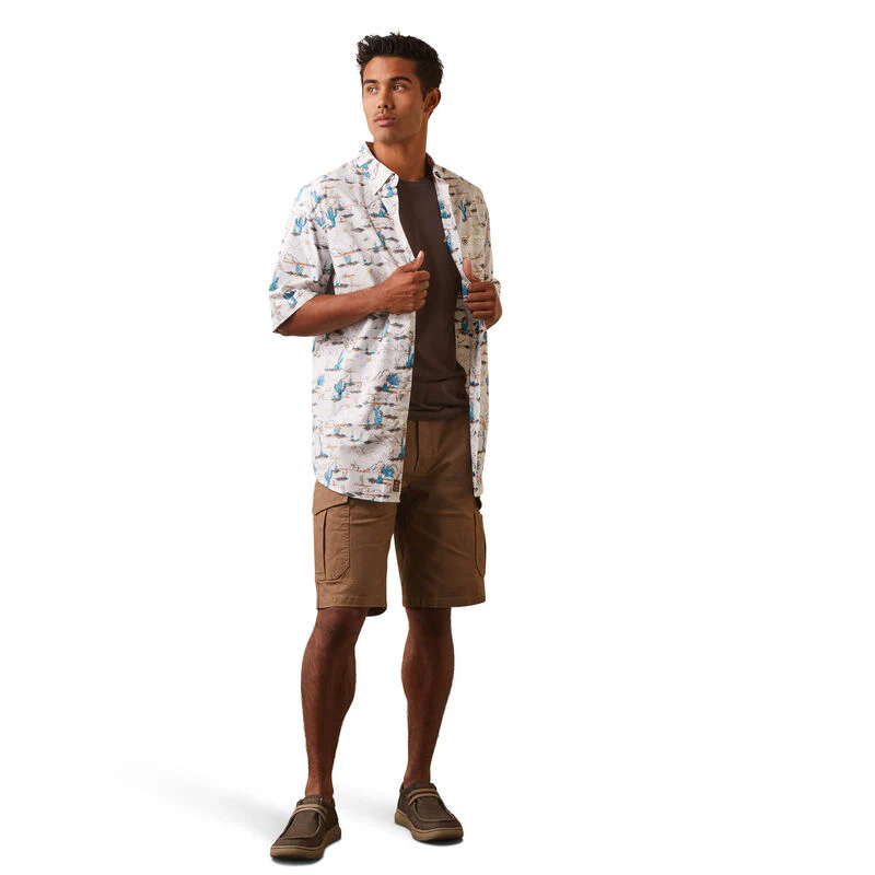 Ariat Men's Krish Classic Fit Shirt - White - Image 3