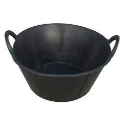 Bk Rubber Pan + Handle 3gal DF3D