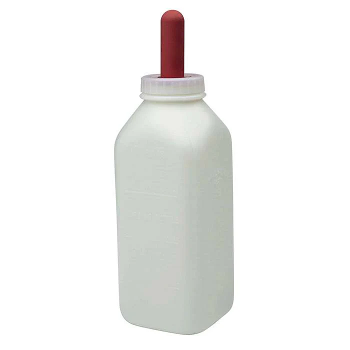 Calf Nursing Bottle with Screw on Nipple
