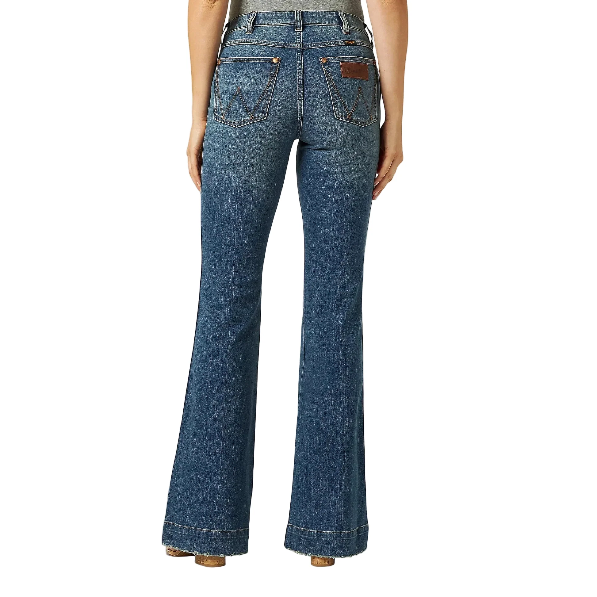 Wrangler Women's Retro Bailey High Rise Trouser Jeans - Shelby - Image 3