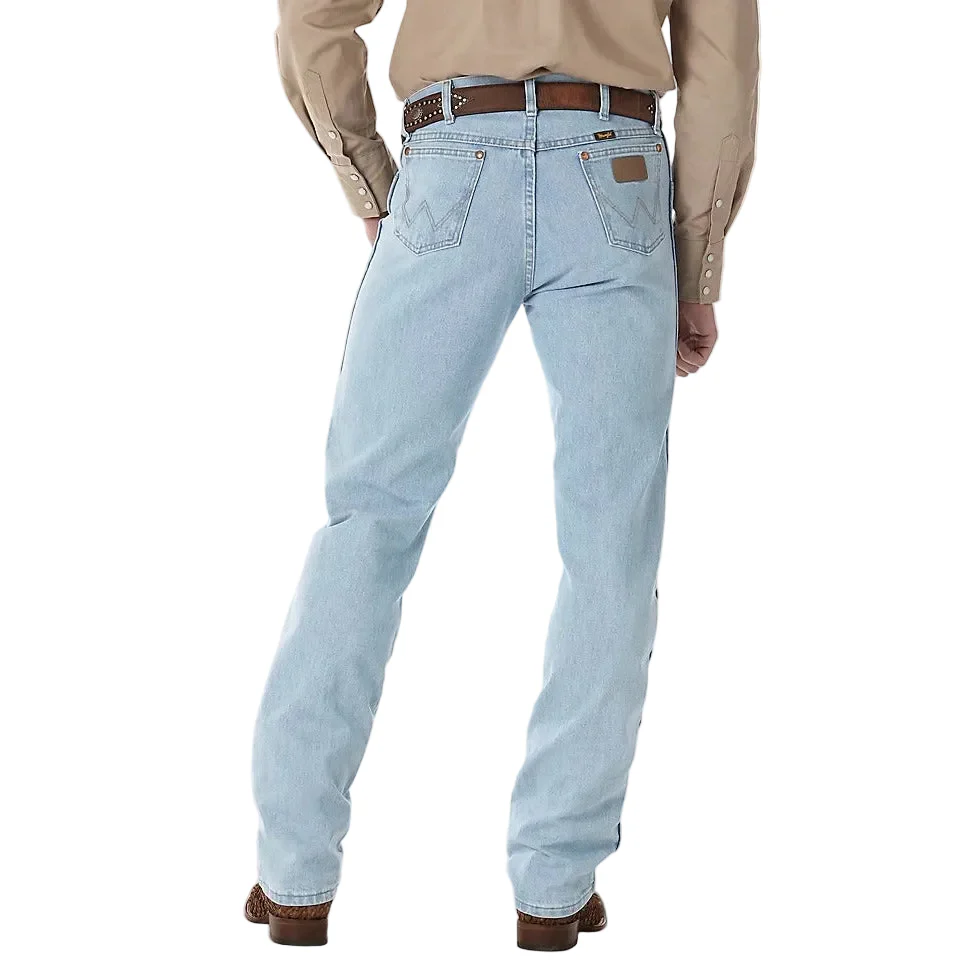 Wrangler Men's Cowboy Cut Original Fit Jeans - Bleach - Image 2