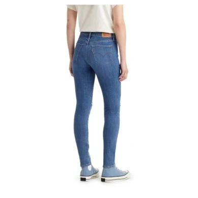 Levi Women's 311 Shaping Skinny Mid Rise Jeans - Dark Indigo Worn In - Image 2