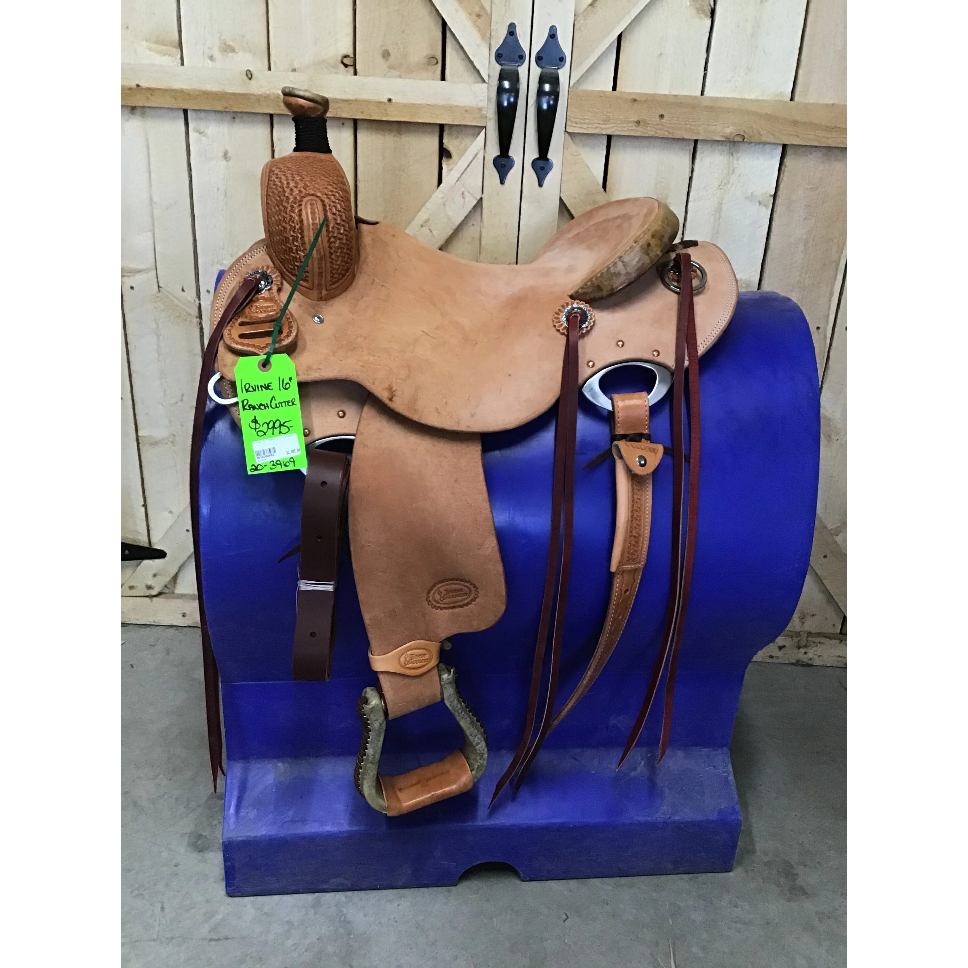Irvine 16"  Ranch Cutting Saddle