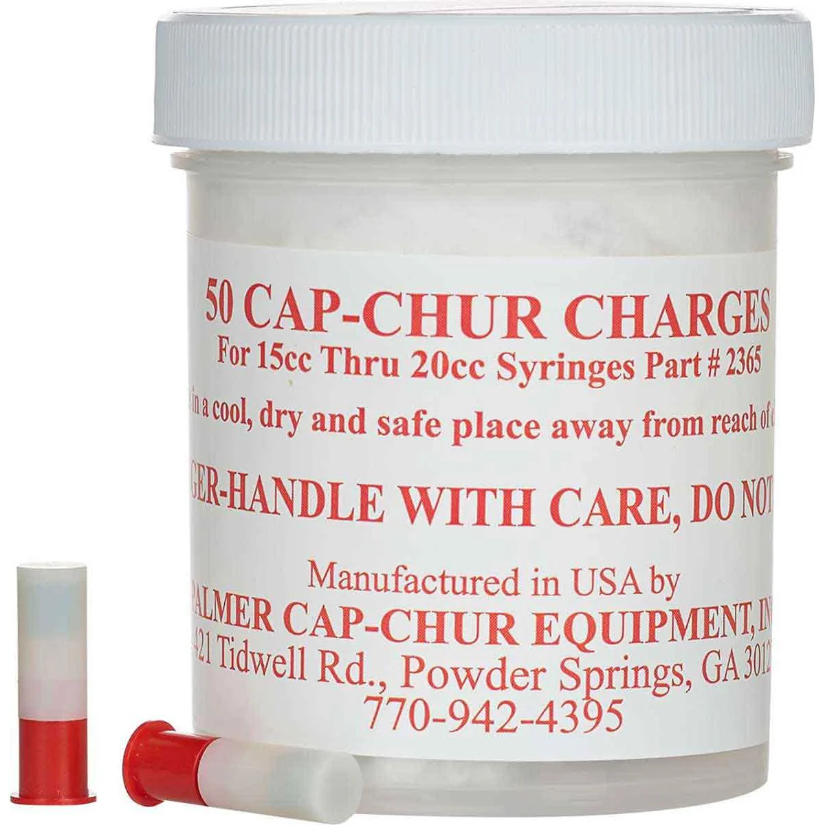 Cap-Chur Charges For 15 through 20 cc Syringes Part# 2365