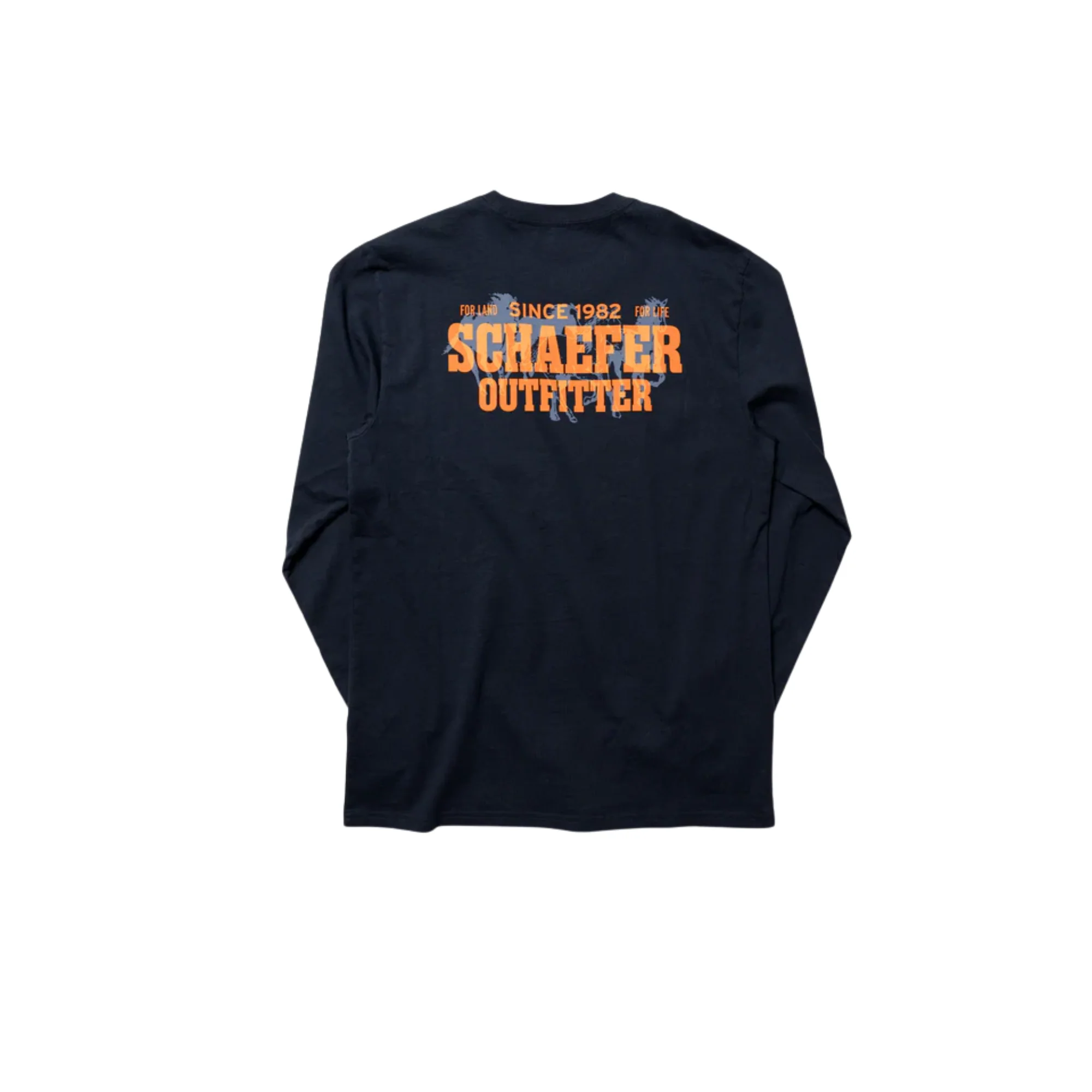 Schaefer Men's Long Sleeve Logo Tee - Image 2
