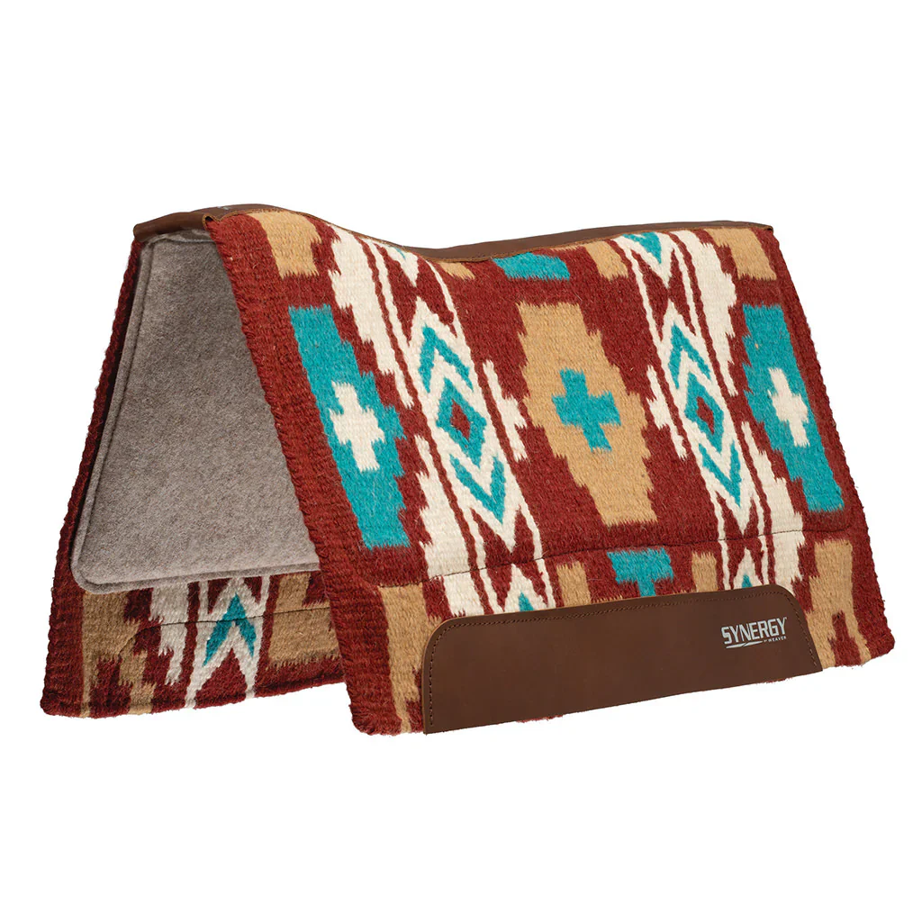 Weaver Synergy Contoured Performance Saddle Pad w/Merino Fleece - 33x38 - Image 15