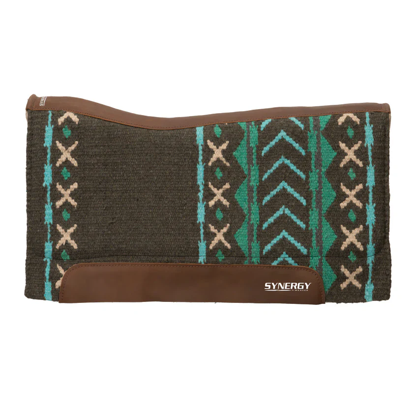 Weaver Synergy Contoured Performance Saddle Pad w/Merino Fleece - 33x38 - Image 3