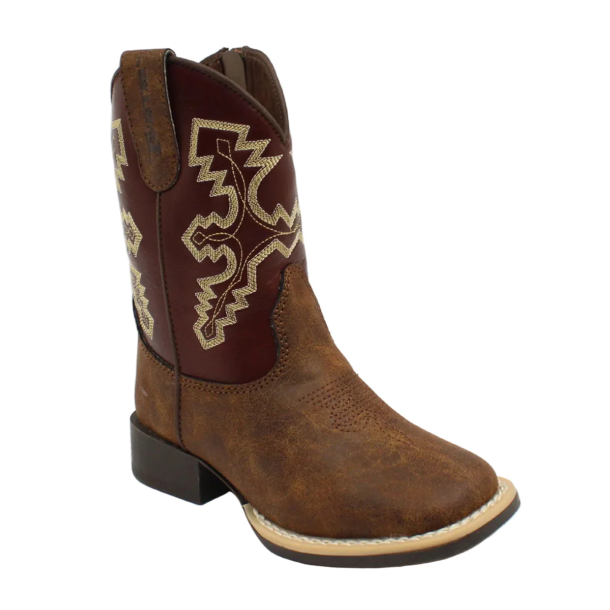 Twister Toddler Boy's Blake Western Boots - Tan