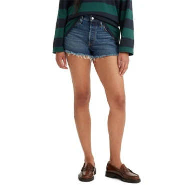 Levi Women's 501 Original Shorts - Personal Pair (Dark Wash)