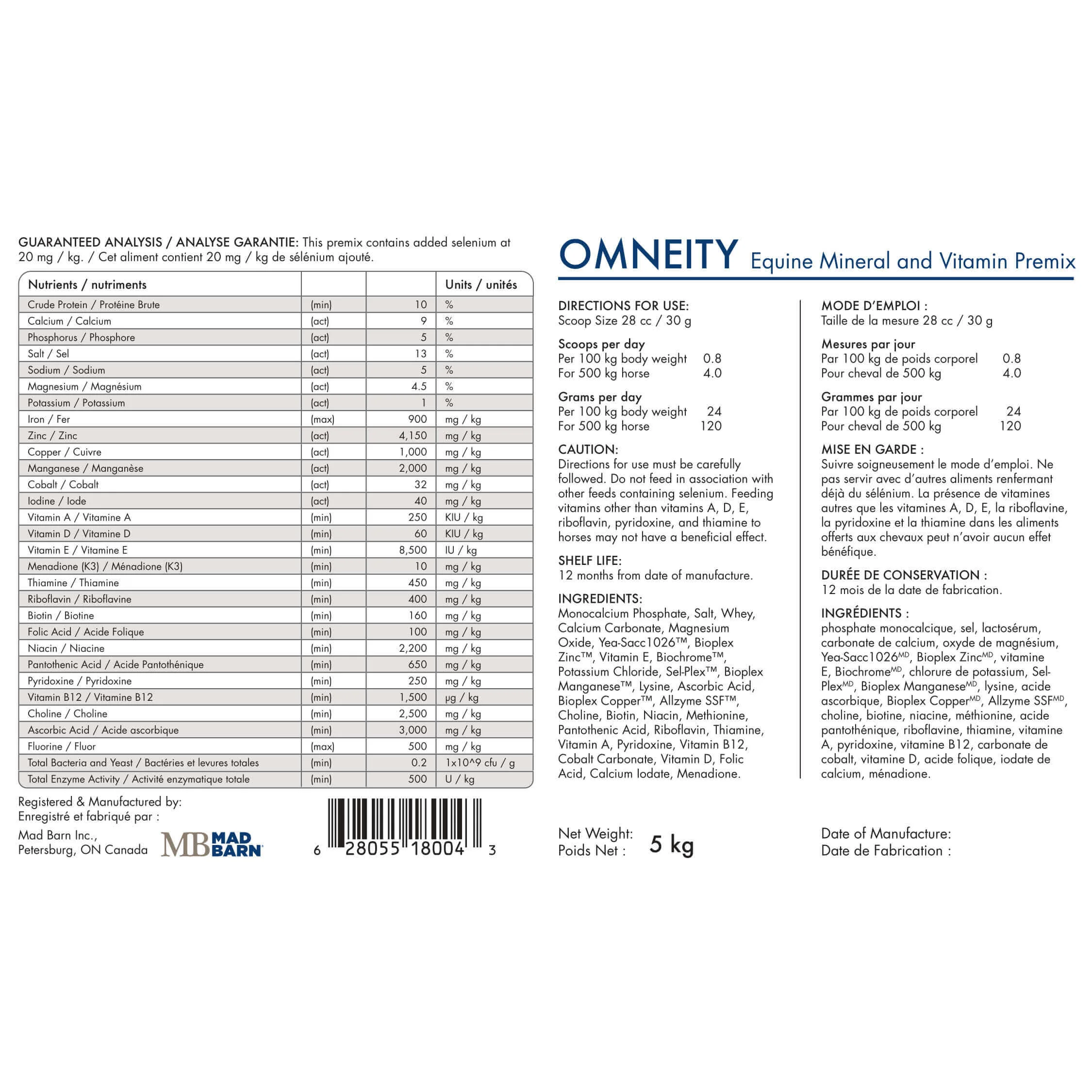 Mad Barn Omneity Premix - Image 3
