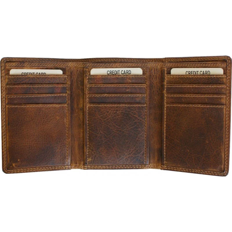 Rugged Earth Leather Wallet - Image 2