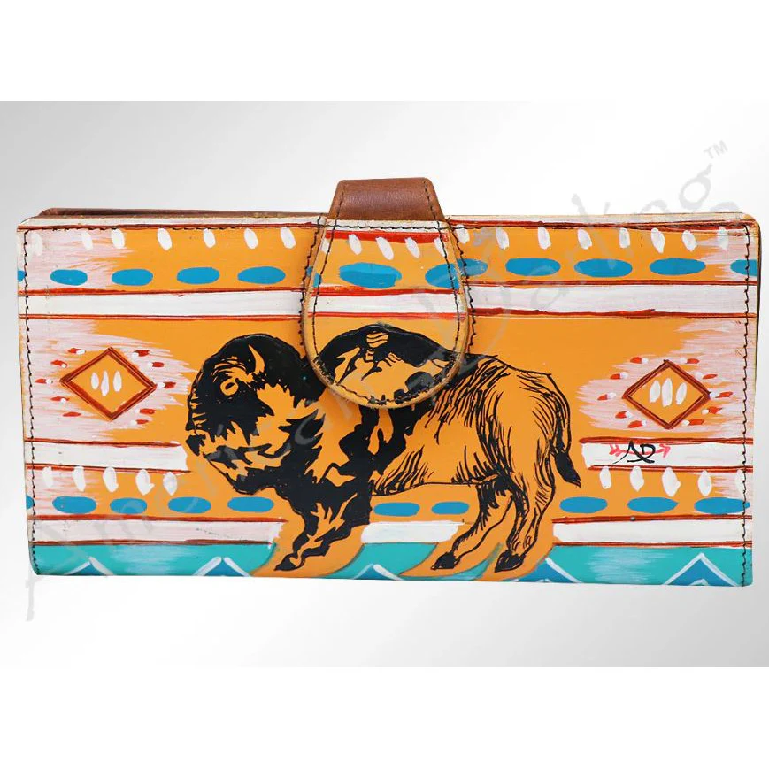 American Darling Wallet Genuine Western Leather - Bag Belle - Image 2