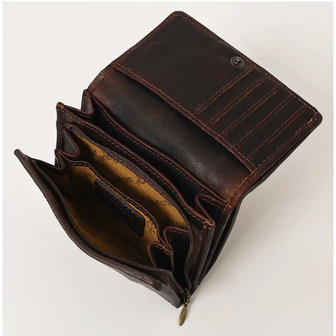 American Darling Women's Genuine Leather Western Wallet - Image 5
