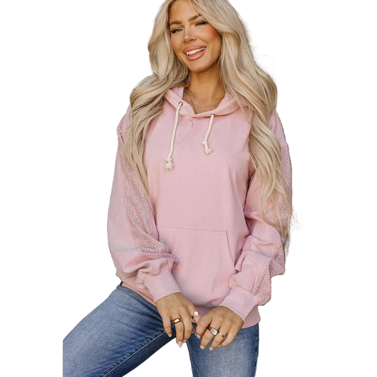 Ampersand University Hoodie - Wonderstruck - Pink