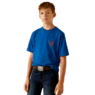 Ariat Boy's Horizon Oasis T-Shirt - Royal Blue - Image 2