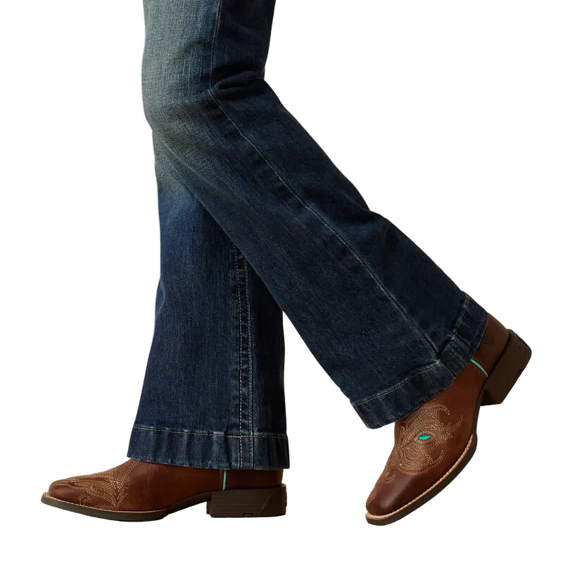 Ariat Girl's Elsie Trouser Jeans - Pacific - Image 6