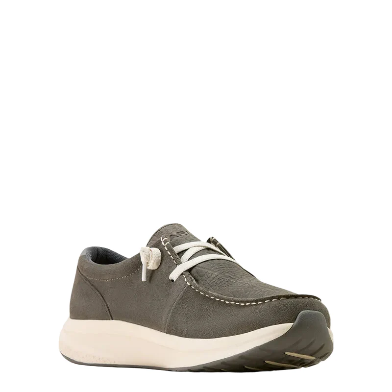 Ariat Men's Buckeye Waterproof Shoe- Java/Charcoal Elephant Print - Image 4