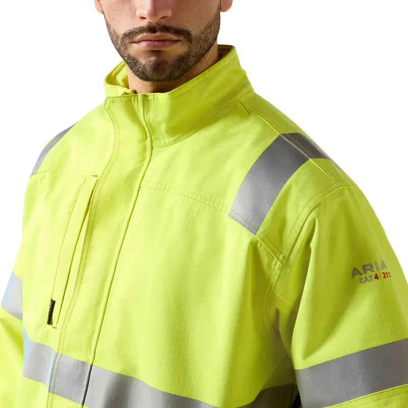Ariat Mens  HI-Vis FR Waterproof Insulated Jacket - Image 2