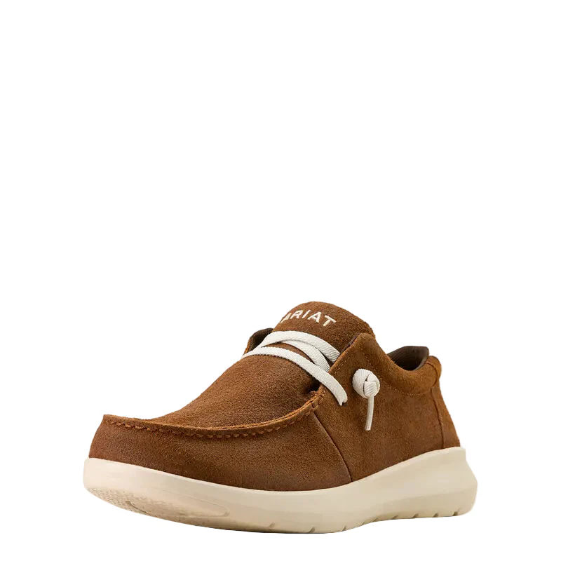 Ariat Men's Hilo Shoe - Tumble Brown Suede - Image 2