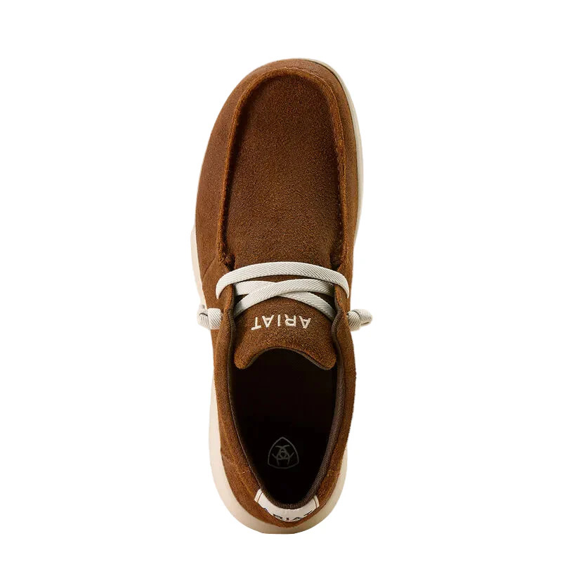 Ariat Men's Hilo Shoe - Tumble Brown Suede - Image 3