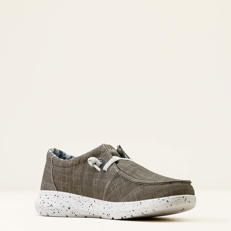 Ariat Men's Hilo Shoes - Grey Noir/Shattered Charcoal - Image 6