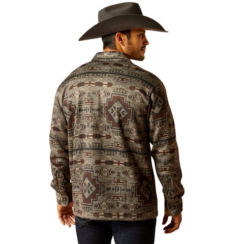 Ariat Men's Caldwell Printed Long Sleeve Shirt - Brindle - Image 2
