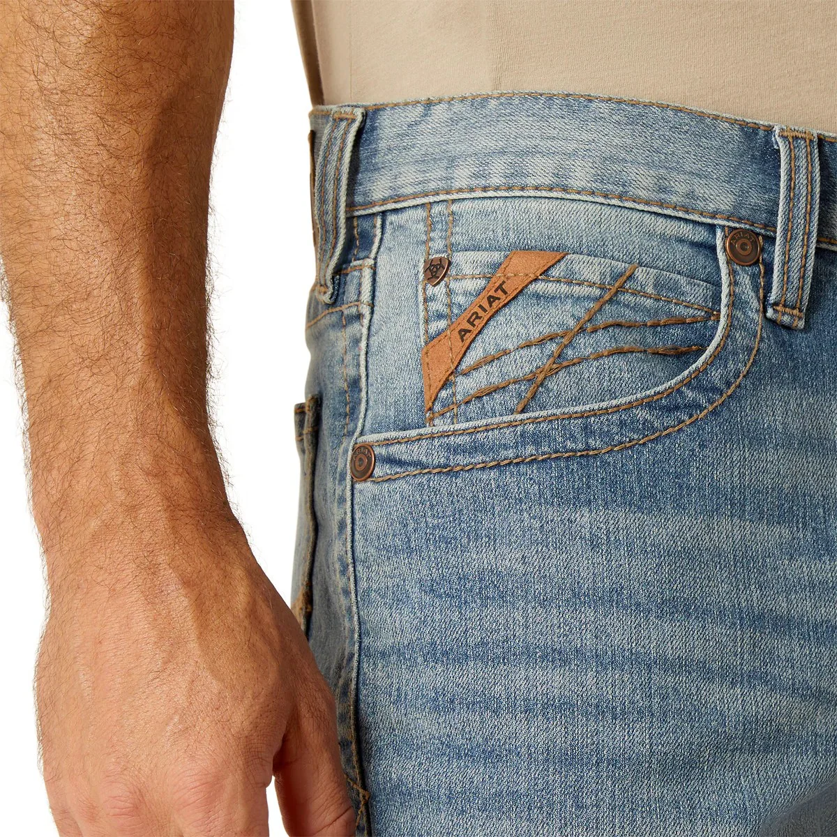 Ariat Men's M Vintage Picher Straight Jean - Lindo - Image 3