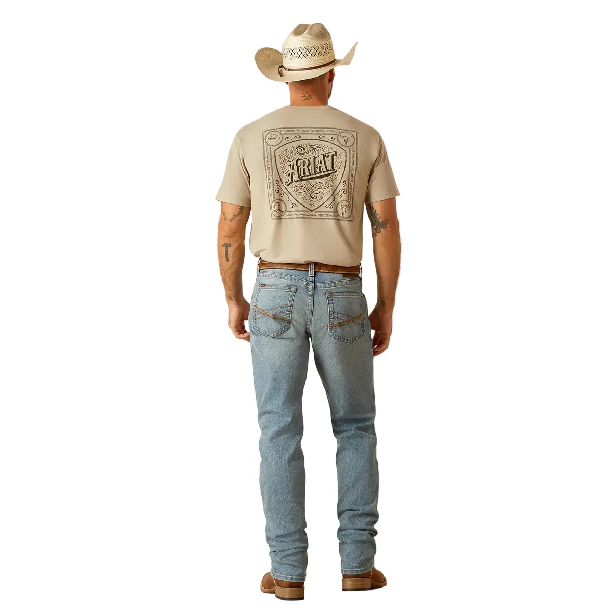 Ariat Men's M Vintage Picher Straight Jean - Lindo - Image 4