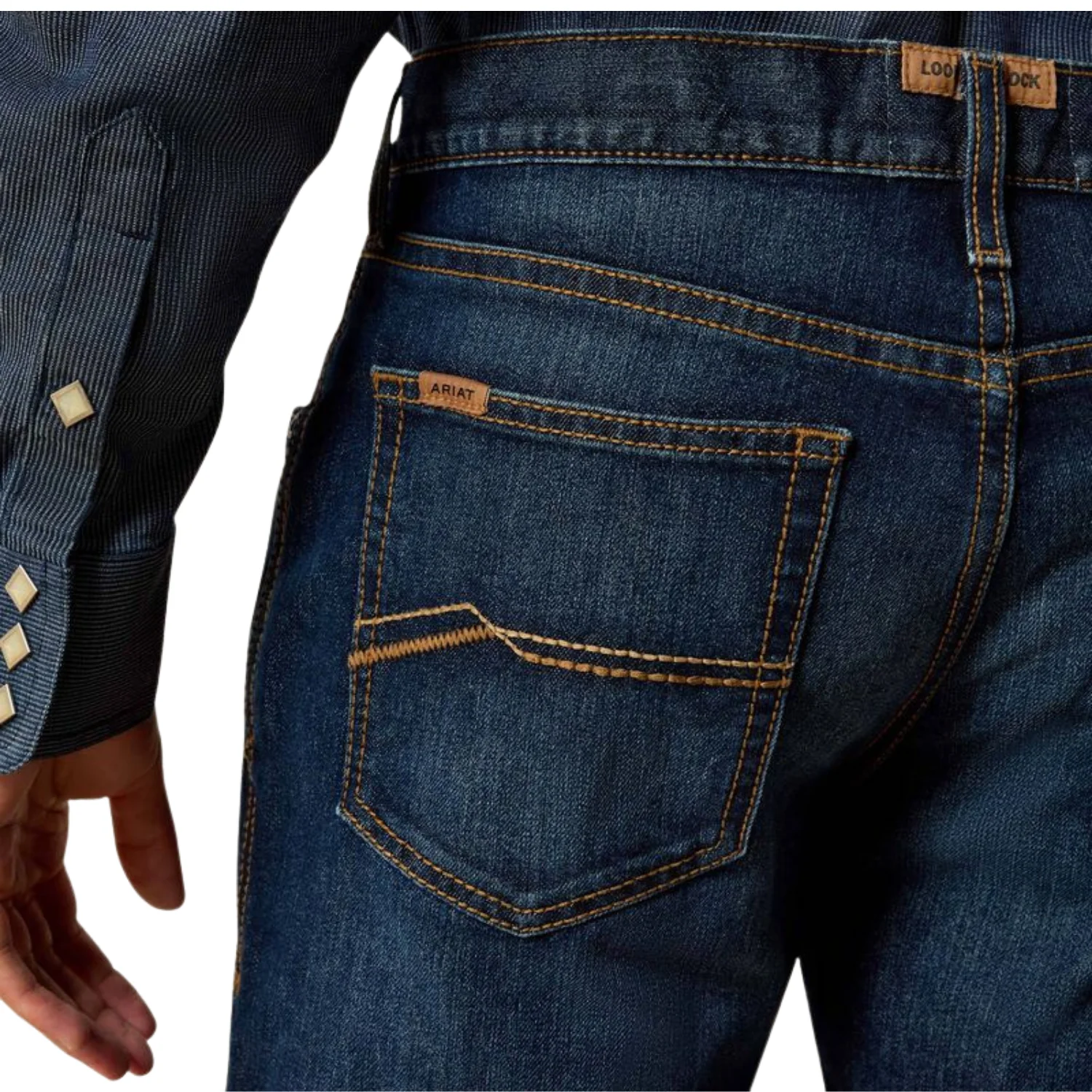 Ariat Men's M4 Relaxed Darian Boot Cut Jean - Sullivan - Image 4