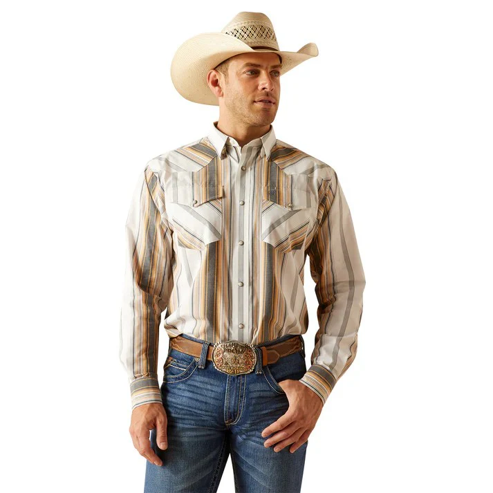 Ariat Men's Pro Evan Snap Long  Sleeve Shirt - Image 3