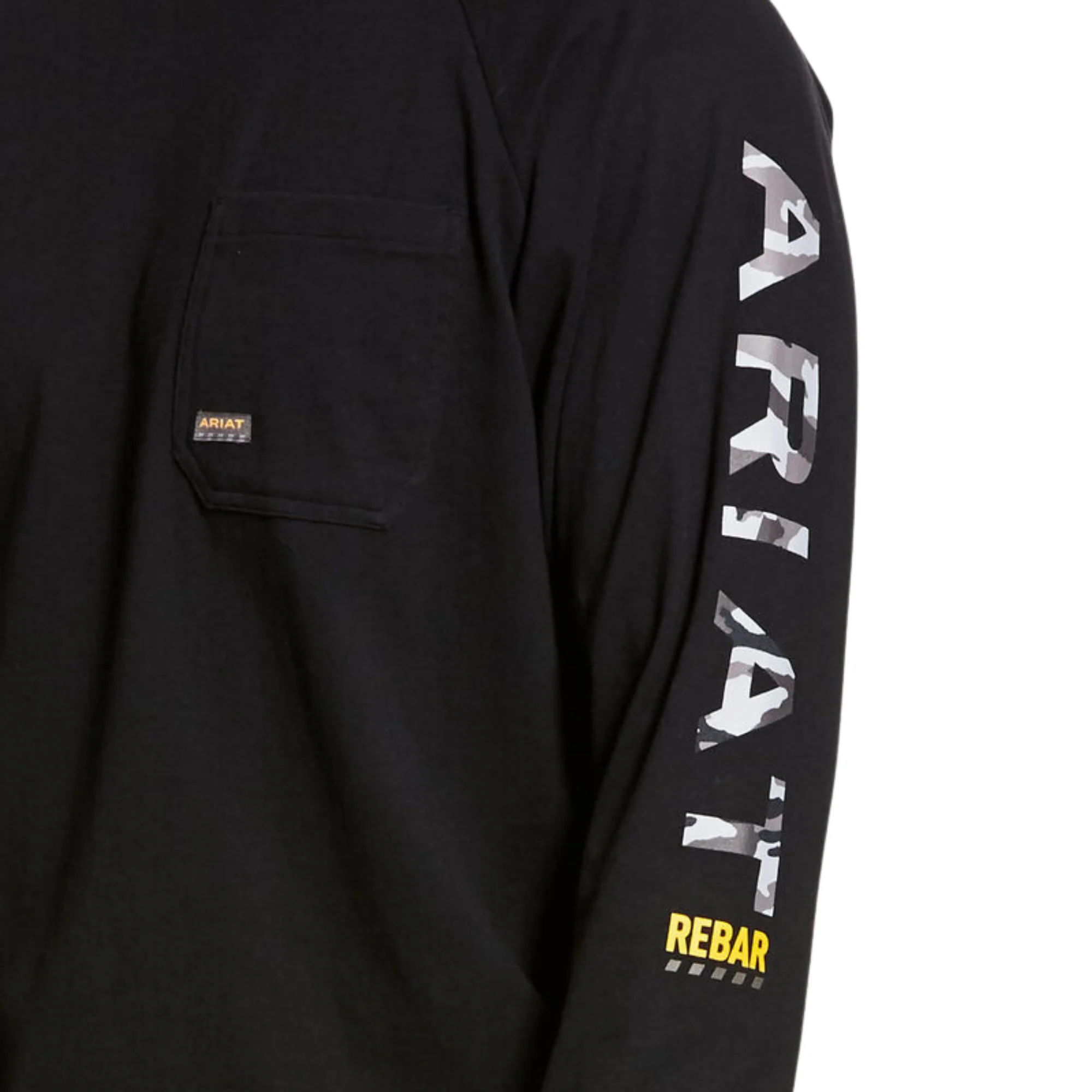 Ariat Men's Rebar Cotton Strong Graphic - Black - Image 2