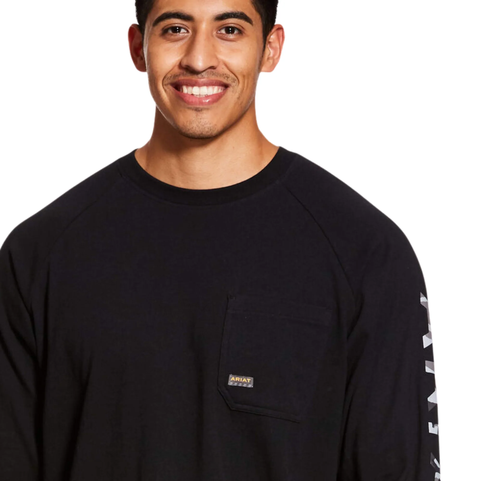 Ariat Men's Rebar Cotton Strong Graphic - Black - Image 3
