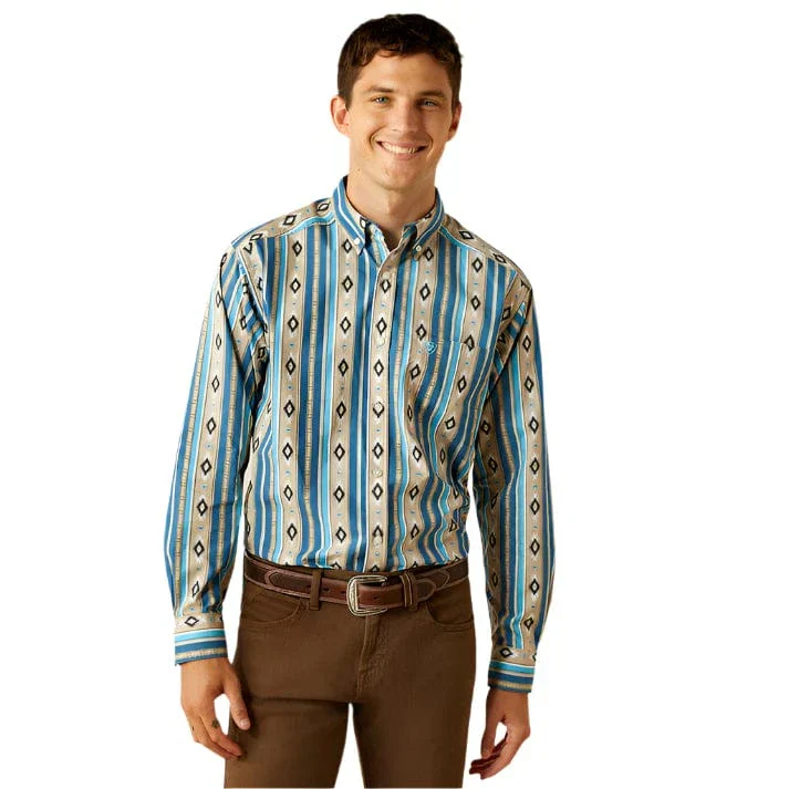 Ariat Men's Shiloh Long Sleeve Classic Fit Shirt - Khaki