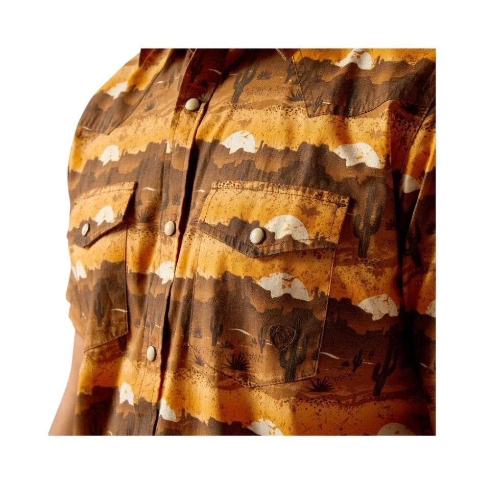 Ariat Men's Short Sleeve Heath Retro Fit Shirt - Image 3