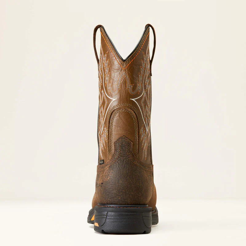 Ariat Men's WorkHog CSA Waterproof Insulated Composite Toe Work Boots - Bruin Brown - Image 5