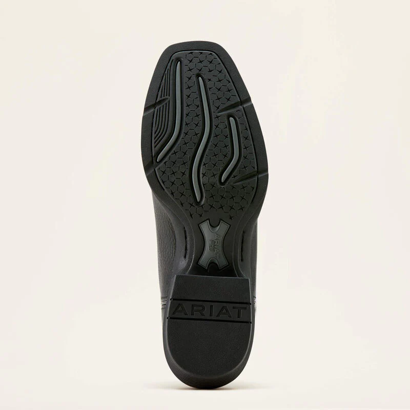 Ariat Men's Sport Narrow Cutter Toe Boot- Black - Image 3
